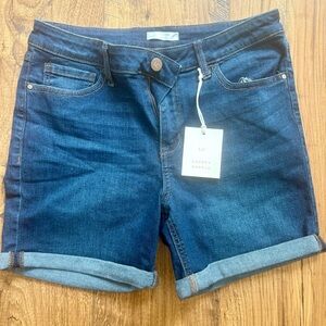 LC Lauren Conrad Dark Blue Jean Shorts